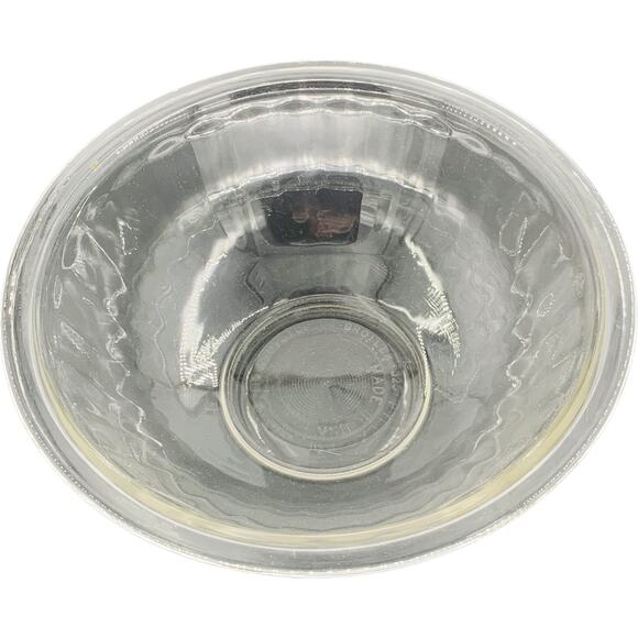 Pyrex Nesting Bowl 8 Clear Mixing 2.5L Size Ribbed #325 Made USA Large Imperfect - Picture 1 of 10